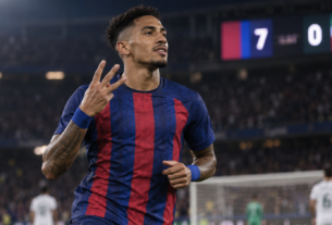 Raphinha Bags Hat-Trick Against Santander as Barça Score Seven | La Liga