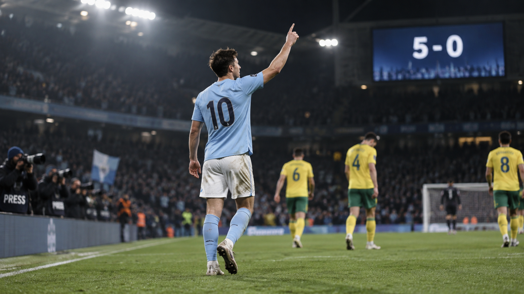 Manchester City 5-0 Norwich: Floyd Samba’s Debut Steals the Spotlight Amid JJ Gabriel Saga