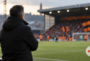 Dundee United: Jim Goodwin in 'good health' after requiring 'minor procedure'