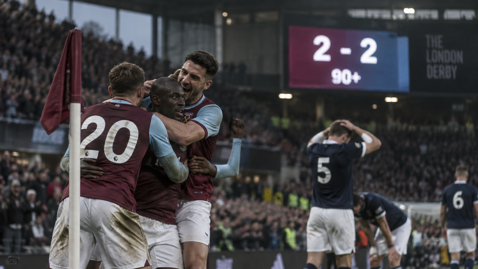 Kanté and Mavropanos Secure Dramatic Late Draw for West Ham in Millwall Derby | Championship