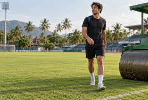 Andros Townsend Escapes Injury in Strange Pitch Roller Incident in Thailand | Football