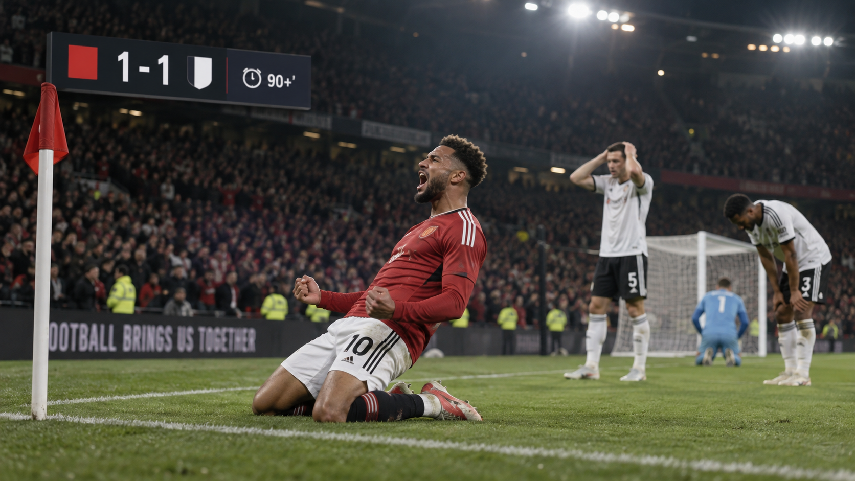 Late Cunha Goal Rescues Manchester United Draw Against Fulham | Premier League