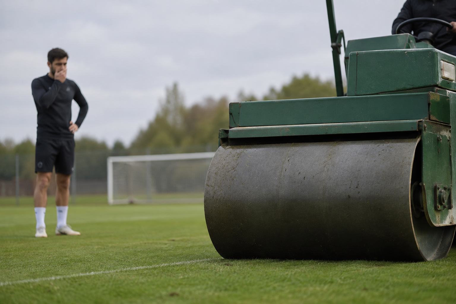 Andros Townsend Says Being Run Over by a Pitch Roller Was 'Terrifying'