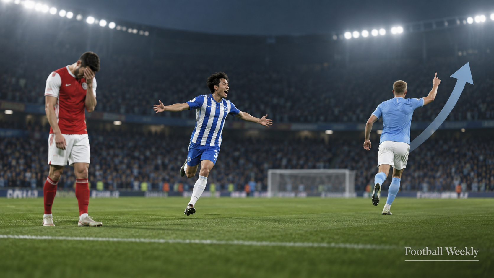 Arsenal thrashed at Brighton as Manchester City pull clear – Football Weekly | Football
