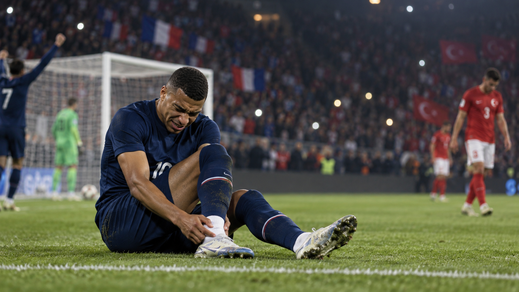 Nations League: Kylian Mbappé Suffers Injury After Netting France’s Winner in Turkey