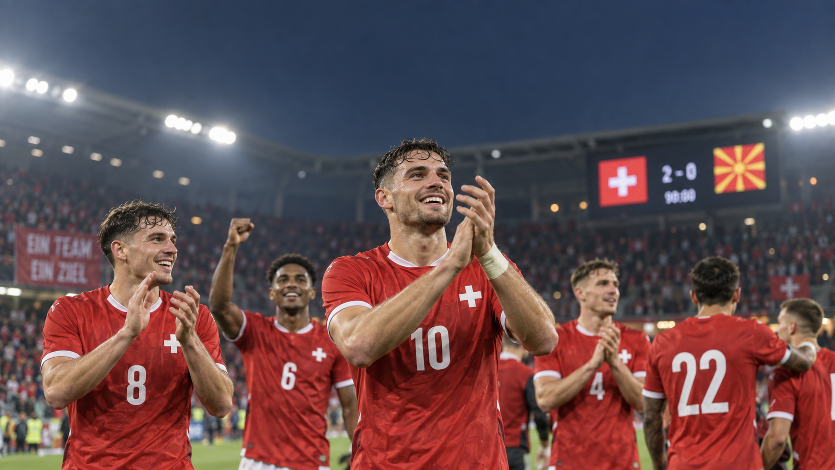 Switzerland Praise 'Great Performance' Without Granit Xhaka and Breel Embolo Against North Macedonia