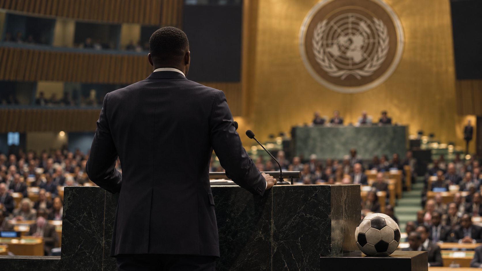 Duncan Watmore: Ex-Sunderland Striker Speaks to Delegates at the United Nations General Assembly