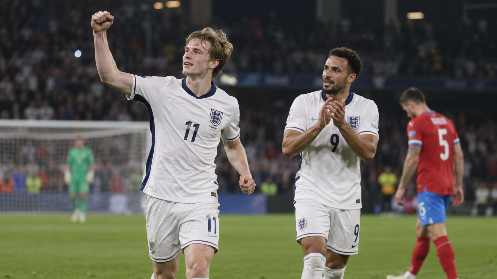 Gordon and Kane Lead England Past 10-Man Czechia in Nations League Triumph | Nations League