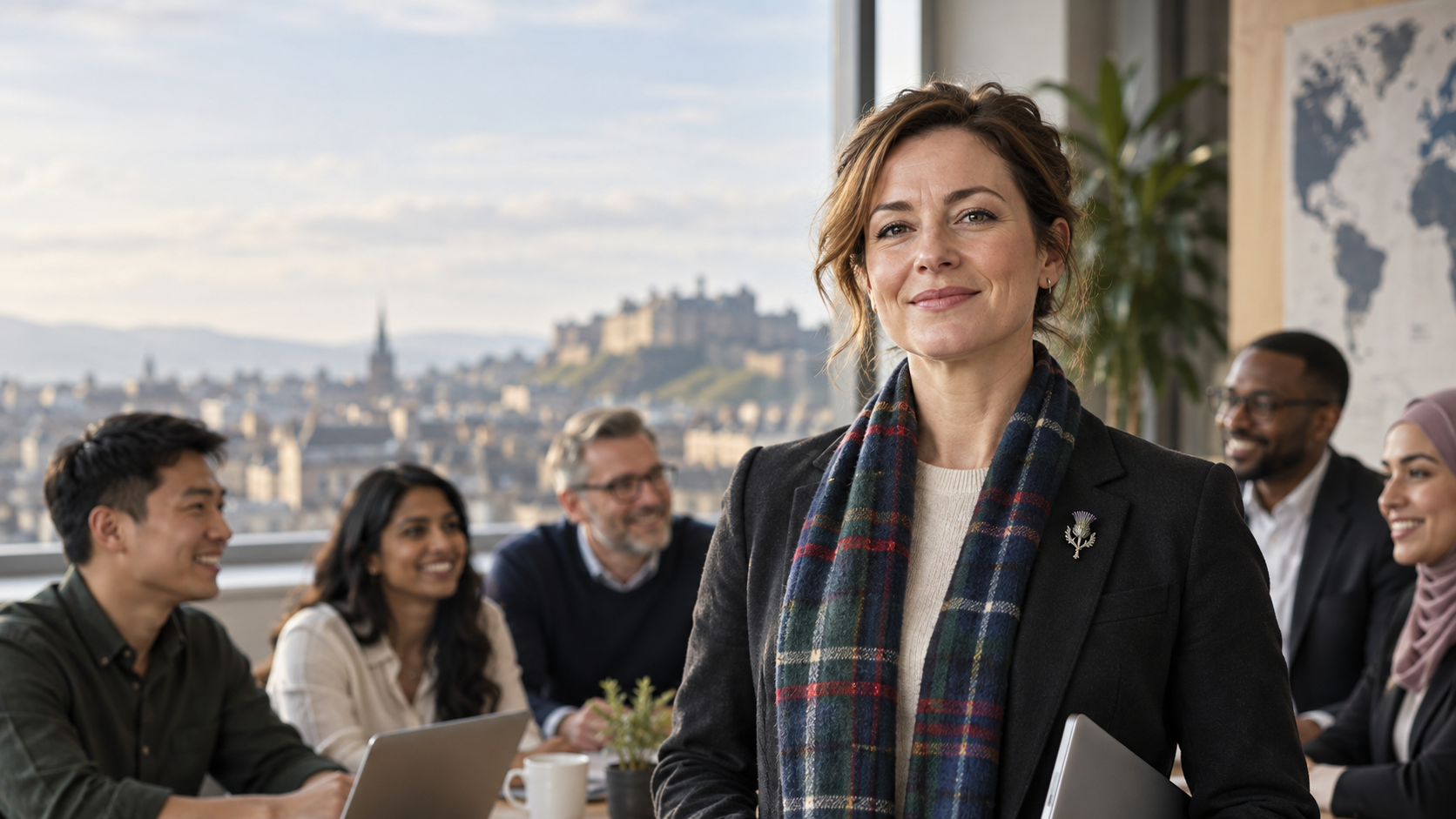 Meet the Sole Scot Leading an International Team