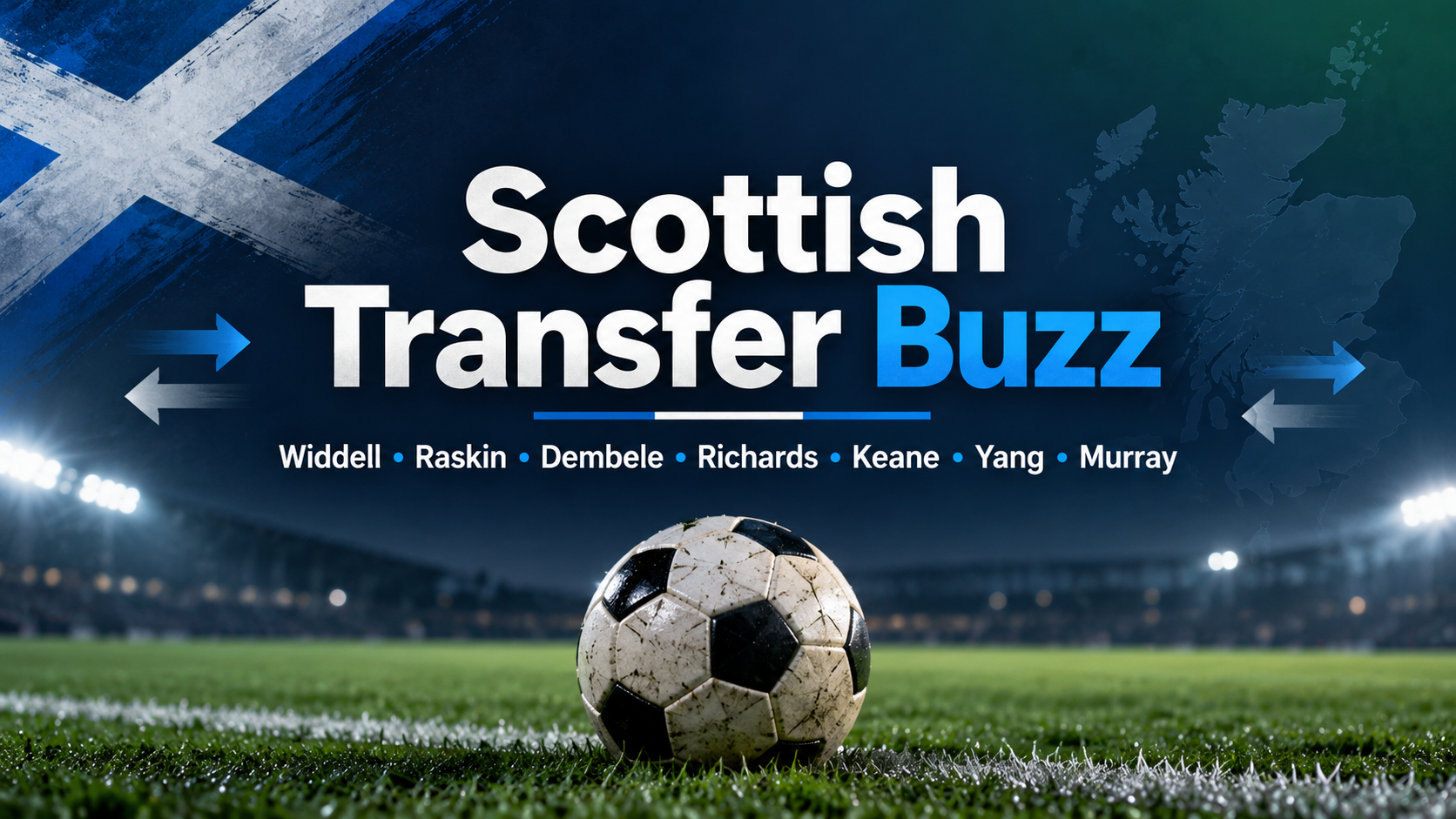 Scottish Transfer Buzz: Widdell, Raskin, Dembele, Richards, Keane, Yang, Murray