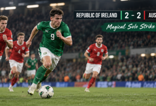 Republic of Ireland 2-2 Austria: Hallgrimsson Hails Parrott's 'Magical' Solo Strike