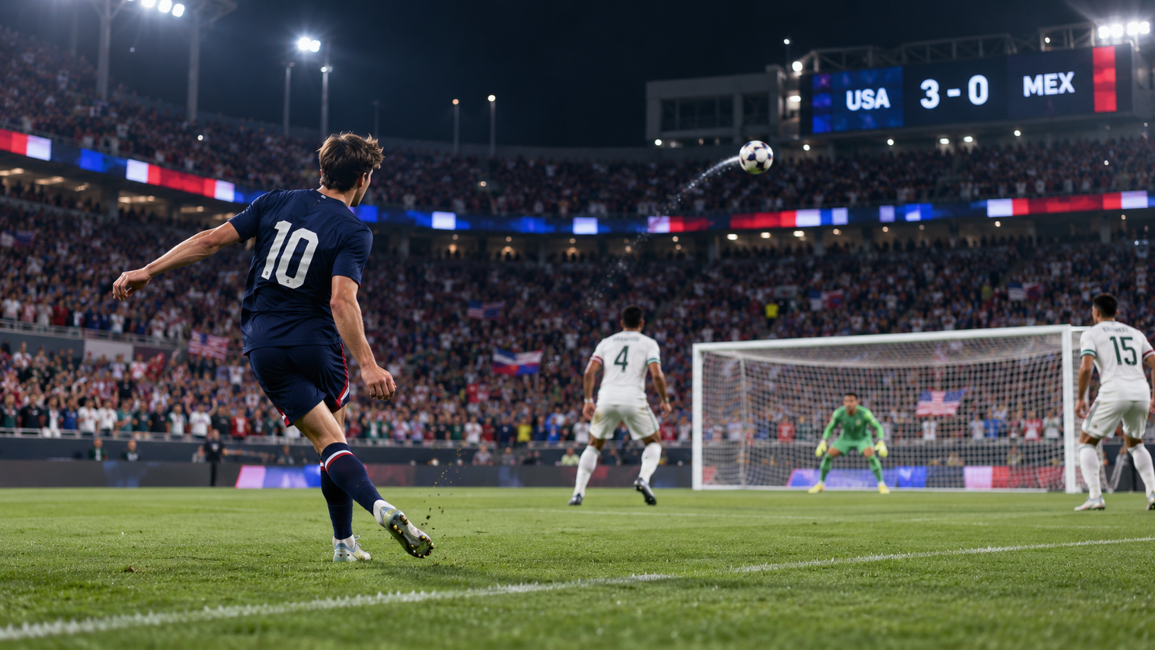 Cavan Sullivan’s Stunning Long-Range Chip Seals USMNT’s 3-0 Rout of Mexico | USA
