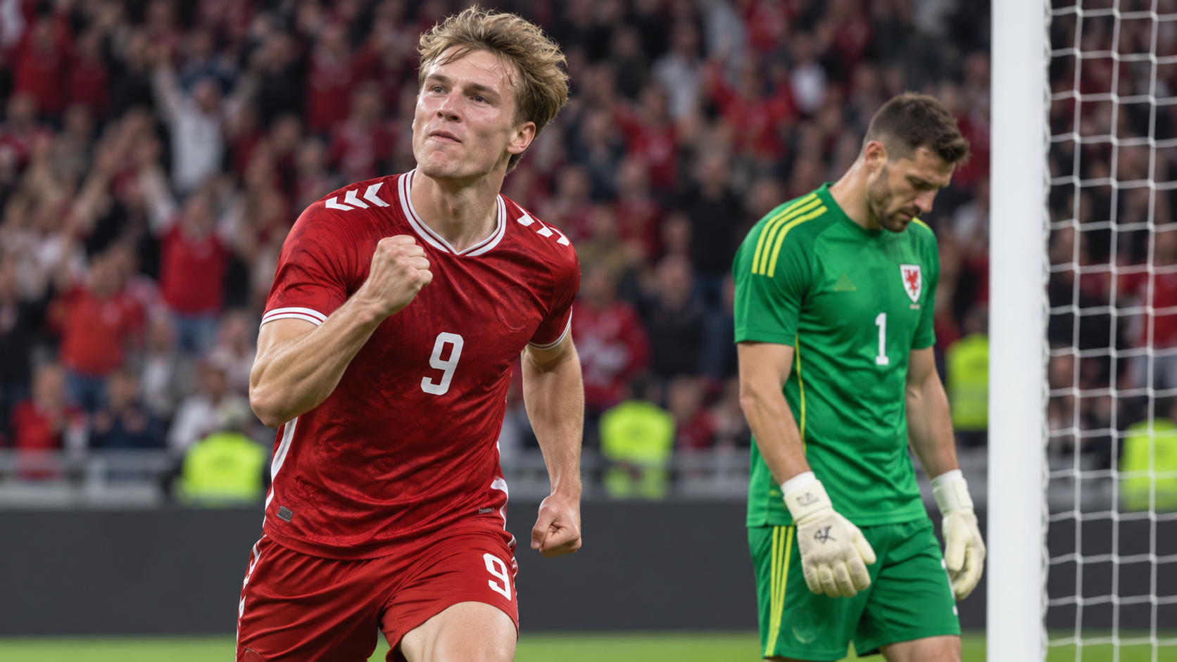 Højlund Punishes Ward Error as Denmark Defeat Wales | Nations League