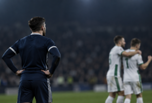 Andy Robertson Frustrated as Scotland Are Overpowered by Slovenia in Nations League Loss
