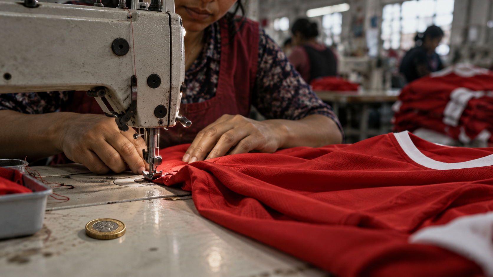 Premier League Football Shirts Produced by Workers Earning £1 an Hour