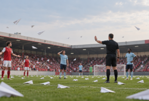Rayo Vallecano Fans Force La Liga Match Abandonment by Throwing Paper Planes Onto Pitch