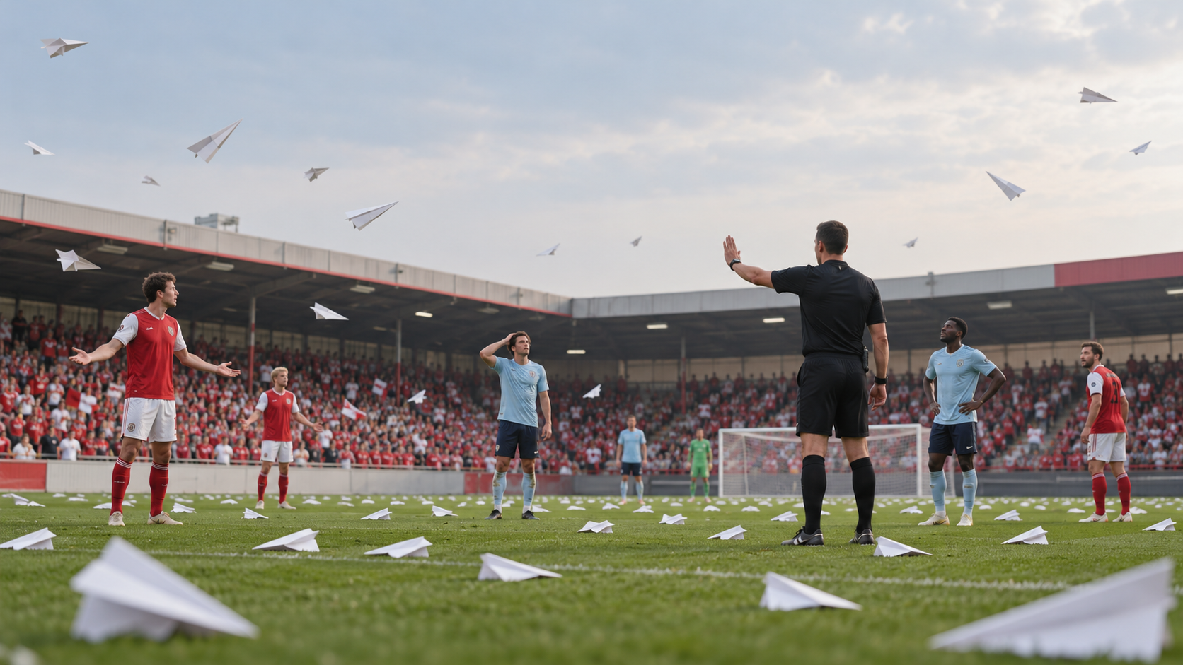 Rayo Vallecano Fans Force La Liga Match Abandonment by Throwing Paper Planes Onto Pitch