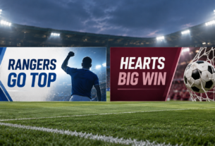 Scottish Premiership: Naderi Sends Rangers Top as Hearts Thrash St Mirren