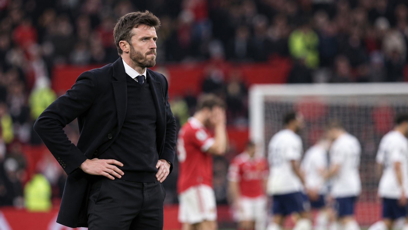 Carrick ‘deeply frustrated’ as United drop points against 10-man Spurs | Manchester United