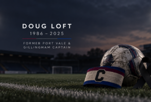 Former Port Vale and Gillingham Captain Doug Loft Dies Aged 39
