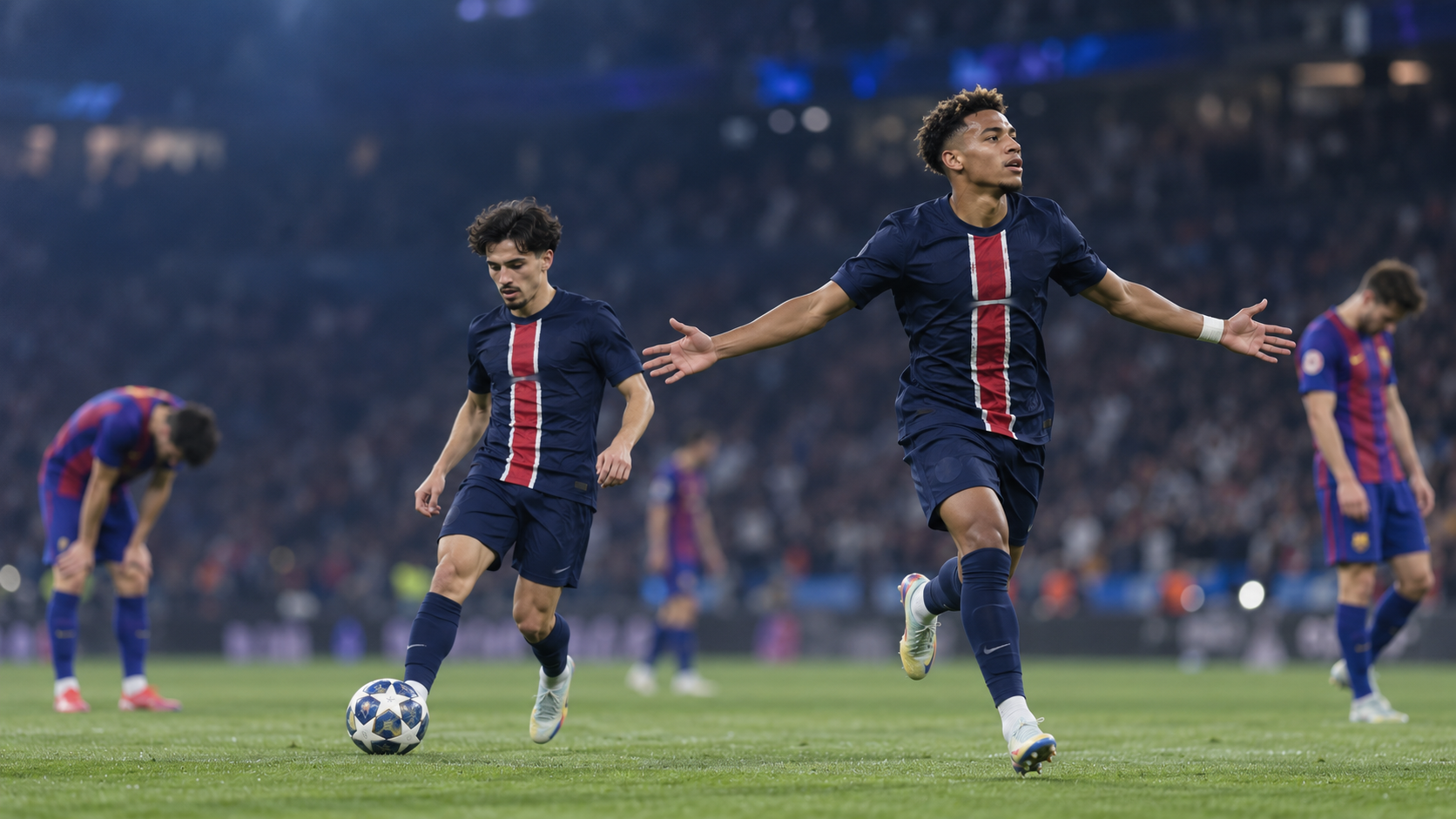 Doué and Vitinha Shine as Fragile Barcelona Collapse Against PSG | Champions League