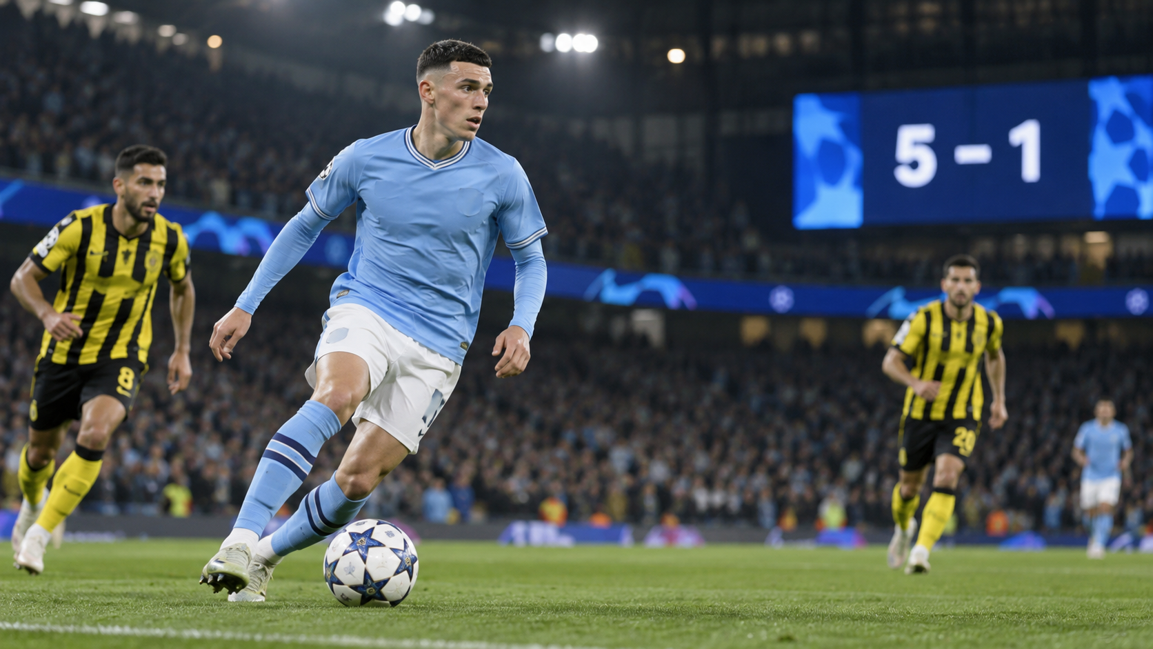 Man City 5-1 AEK Athens: Phil Foden Impresses as He Continues to Make Progress