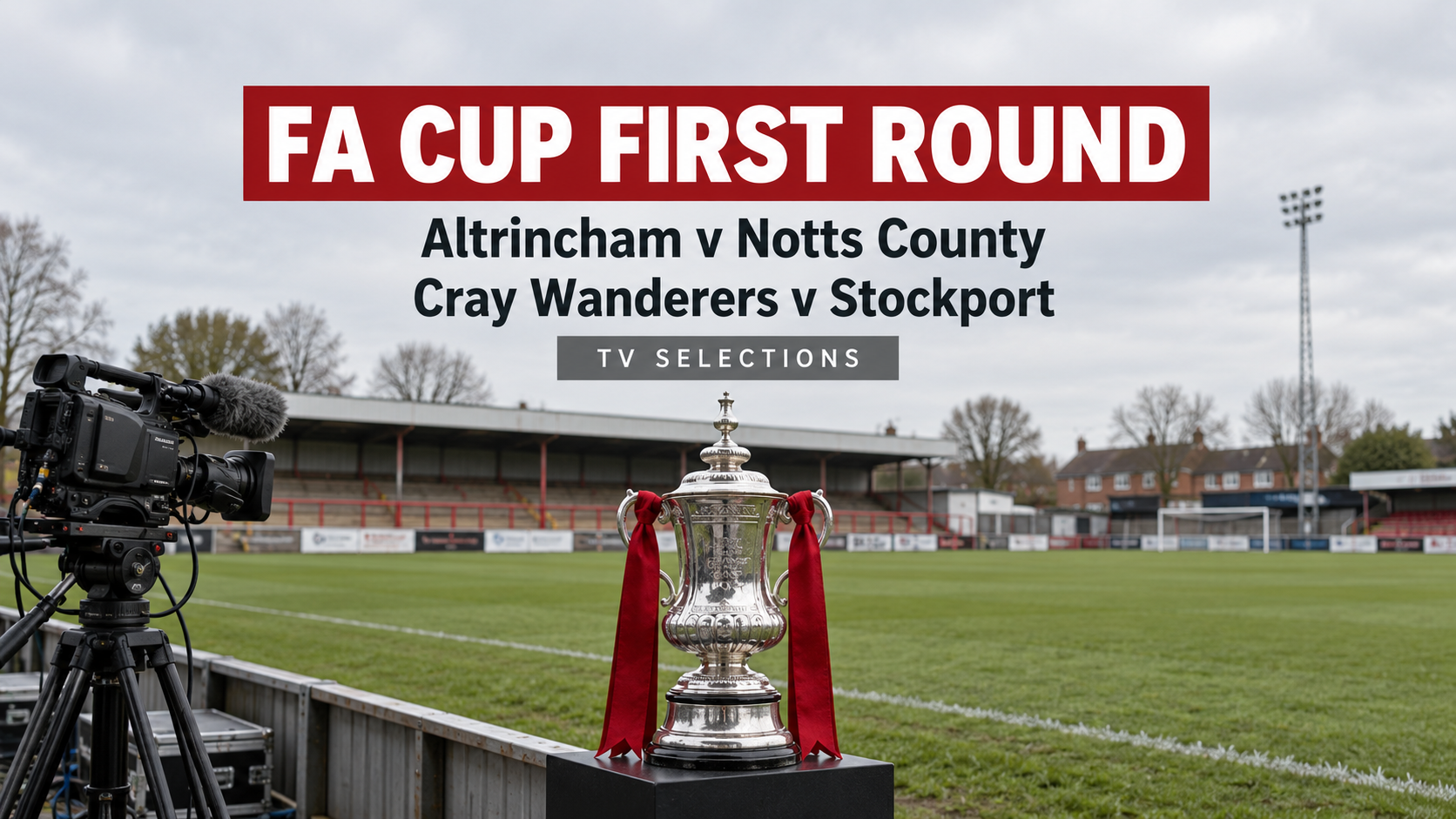 FA Cup First Round: BBC to Show Altrincham vs Notts County and Cray Wanderers vs Stockport