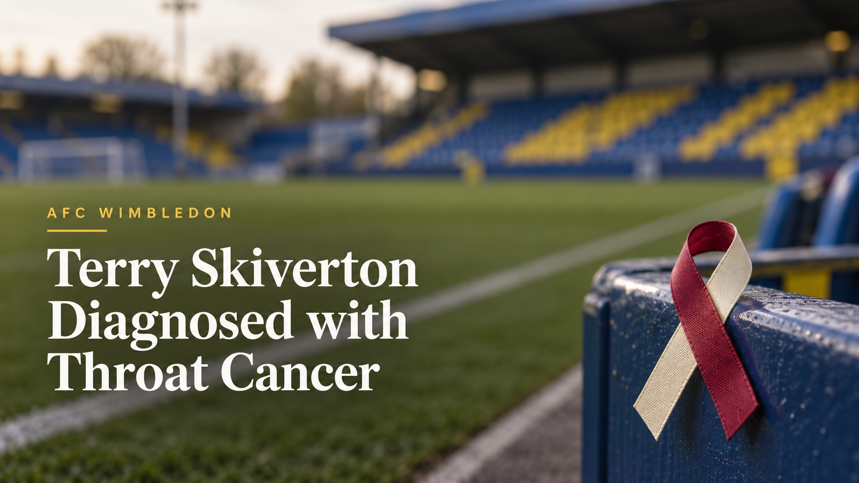 AFC Wimbledon Assistant Manager Terry Skiverton Diagnosed with Throat Cancer