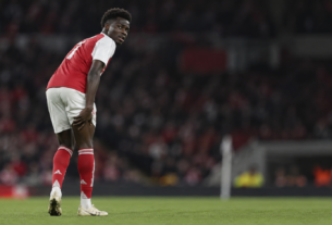 Arsenal Fear Bukayo Saka Could Be Sidelined for Two Months