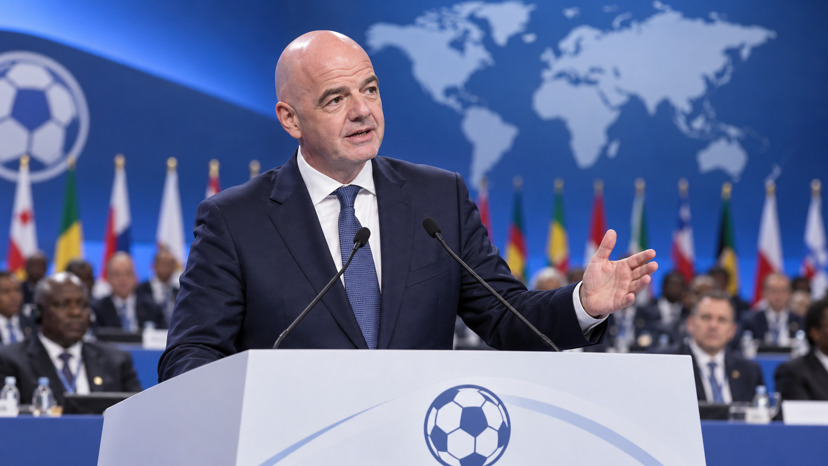 Gianni Infantino Says 'Vast Majority' of World Football Supports His FIFA Presidency