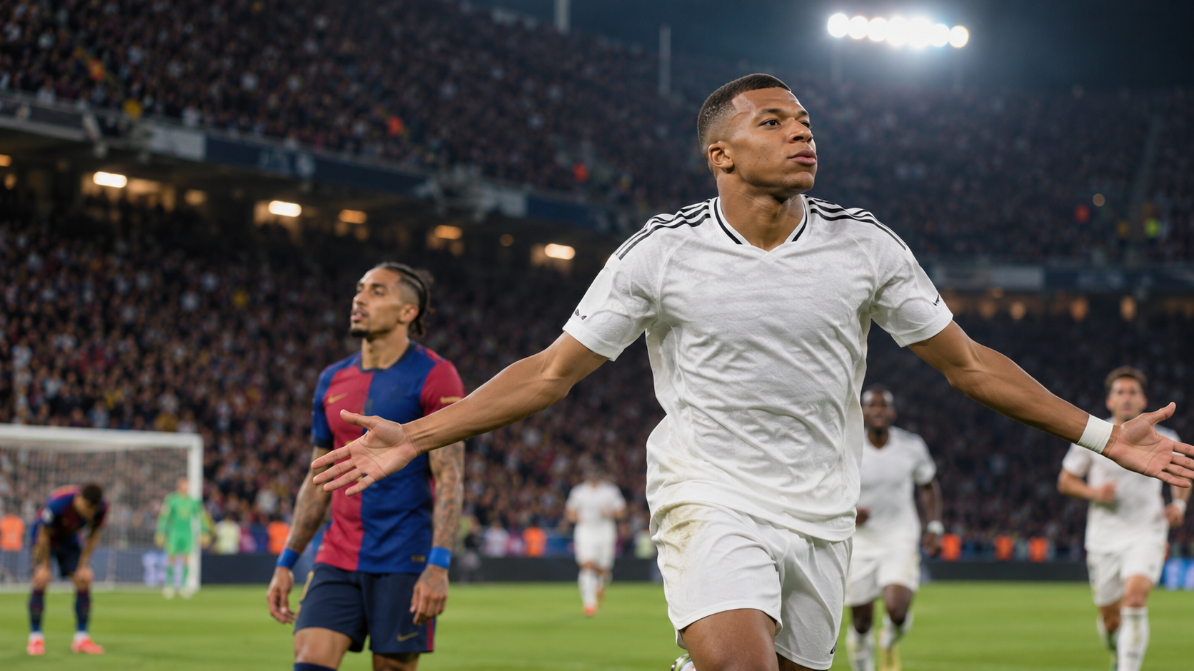 Mbappé Brace Seals Late Real Madrid Win at Barcelona After Raphinha Equaliser | La Liga
