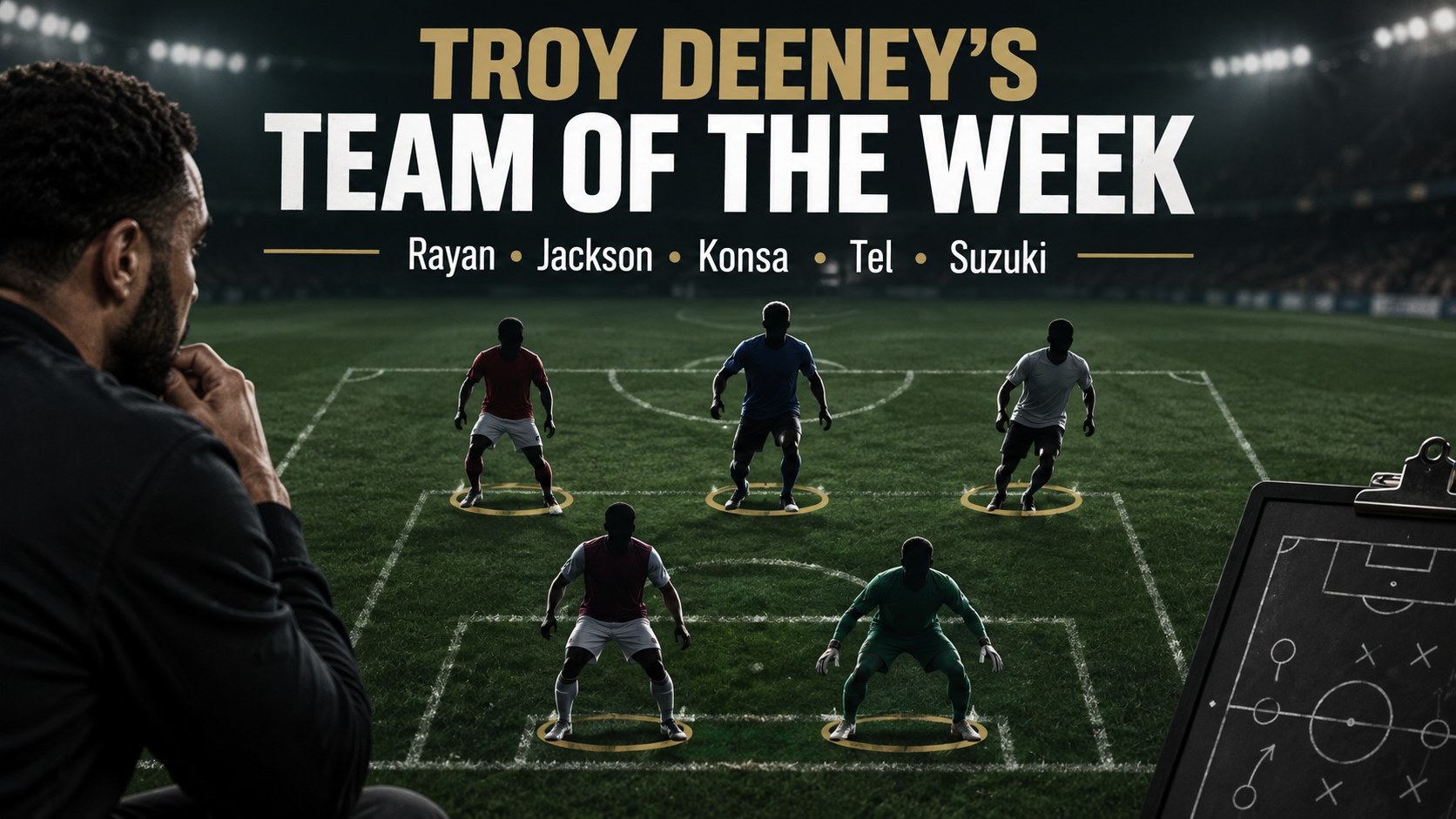 Troy Deeney's Team of the Week Picks: Rayan, Jackson, Konsa, Tel and Suzuki