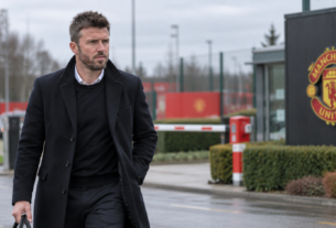 Michael Carrick Arrives at Manchester United Training Ground as Club Weighs His Future | Manchester United